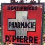 Pharmacy vintage sign.