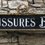 Old shop sign.