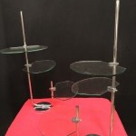 Pair of displays stand.