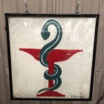 Old pharmacy sign.