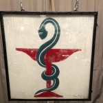Old pharmacy sign.