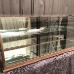 Large store counter display case.