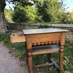 Small butcher's block.