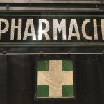 Old pharmacy sign.