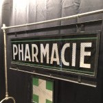 Old pharmacy sign.