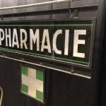 Old pharmacy sign.