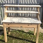 Old butcher's shop, grocery furniture.