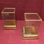 Pair of small showcases.