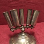 Old umbrella or cane display.
