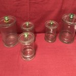 Old candy jars.