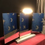 Old triptych mirror.