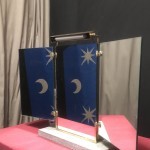 Old triptych mirror.