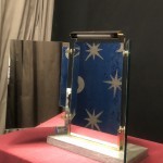 Old triptych mirror.