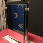 Old triptych mirror.