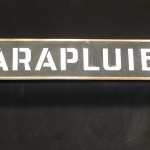 Old umbrella store sign.