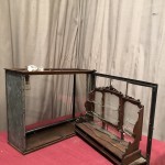Old miniature jewelry showcase.