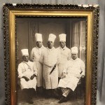 Old large photo of cooks.(sold)