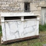 Set of antique butcher's furniture.