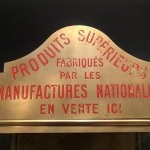Former tobacco shop display case.