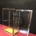 Old shop display cabinet to put on a piece of furniture, a table or a counter.