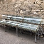 Exceptional set of old confectionery display cases.