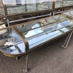 Exceptional set of old confectionery display cases.