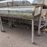 Exceptional set of old confectionery display cases.