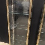 Pair of old wall display cases.