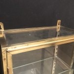 Pair of old wall display cases.