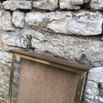 Old store wall display case.