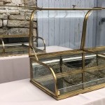 Pair of old double store display cases.(sold)