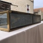 Pair of old double store display cases.(sold)