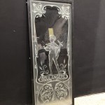 Old engraved bakery glass. (reserved VS)