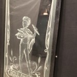 Old engraved bakery glass. (reserved VS)