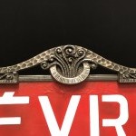 Old goldsmith shop sign. Siegel.