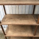 Old draper's shelves.(reserved)