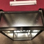 Pair of antique shop wall display cases.