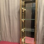 Pair of antique shop wall display cases.