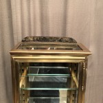 Pair of antique shop wall display cases.