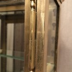 Pair of antique shop wall display cases.
