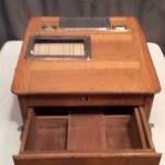 Vintage counter cashier