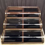Three levels display case