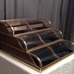 Three levels display case