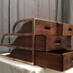 Three levels display case
