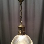 Vintage Holophane suspension lamp