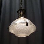 Vintage Holophane suspension lamp