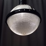 Vintage Holophane suspension lamp.